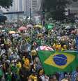 Movimentação de apoiadores do presidente Bolsonaro na Avenida Paulista em São Paulo (SP) nesta quarta-feira  Foto: Futura Press