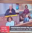 Jornalistas da GloboNews fizeram críticas contundentes contra Bolsonaro  Foto: Reprodução/TV