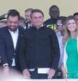 Bolsonaro participou de ato no Rio de Janeiro  Foto: REGINALDO PIMENTA/AGÊNCIA O DIA / Estadão