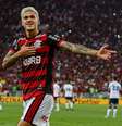 Pedro durante partida pelo Flamengo   Foto: Gazeta Press