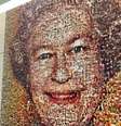 Mosaico da rainha Elizabeth II em Londres   Foto: Unsplash / Tomas Martinez / Tecnoblog