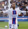 Neymar marca no jogo do PSG contra o Brest  Foto: Christian Hartmann  / Reuters