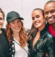 Eduarda Porto, Fernanda Souza, Carol Peixinho e Thiaguinho se encontraram no Rock in Rio  Foto: Reprodução/Instagram