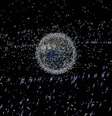 Representação artística de quantos satélites orbitam a Terra; o tamanho dos mesmos foi intencionalmente tirado de proporção   Foto: Divulgação/ESA / Meio Bit