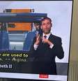 Ops, falha nossa! O sistema de legendas pregou uma peça na BBC  Foto: Reprodução
