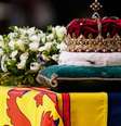 Caixão da rainha Elizabeth II é feito de carvalho inglês e chumbo  Foto: Jane Barlow / POOL / AFP