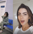 Ela iniciou os vídeos mostrando estar apreensiva em realizar o exame  Foto: Reprodução/ Instagram: @jadepicon