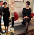Michelle se destacou pela elegância ao acompanhar Bolsonaro a Londres  Foto: Reprodução/Instagram