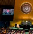 Como de praxe, Bolsonaro será o primeiro a discursar na sessão de debates da Assembleia-Geral da ONU nesta terça-feira  Foto: JOHANNES EISELE/AFP via Getty Images / BBC News Brasil