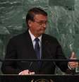 O presidente Jair Bolsonaro discursou nesta terça-feira, 20, na abertura da Assembleia-Geral da ONU  Foto: Reuters