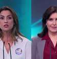 Soraya e Simone se destacaram com boas frases no debate  Foto: Reprodução