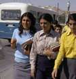 Estudantes no Irã nos anos 1970  Foto: Getty Images / BBC News Brasil