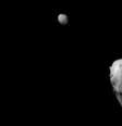 Asteroide Dimorphos, segundos antes do impacto com a missão Dart  Foto: NASA/Johns Hopkins APL