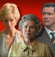 Elizabeth Debicki (Princesa Diana), Imelda Staunton (Rainha Elizabeth) e Dominic West (Príncipe Charles) estrelam a nova temporada de 'The Crown'  Foto: Reproduções