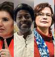 Imagem mostra os únicos cinco presidenciáveis que possuem propostas para a população negra.  Foto: Imagem: Reprodução/Internet / Alma Preta