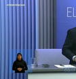 O jornalista lembrou o candidato que ele estava infringindo as regras do debate  Foto: Reprodução/ TV Globo