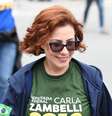Carla Zambelli durante ato de campanha de Jair Bolsonaro  Foto: Andre Ribeiro/Futura Press