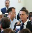 Jair Bolsonaro (PL) durante almoço com cantores sertanejos, em Brasília  Foto: Dida Sampaio/ESTADAO - 11.12.2018 / Estadão