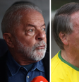 Ex-presidente Luiz Inácio Lula da Silva (PT) e presidente e candidato à reeleição, Jair Bolsonaro (PL)  Foto: Reuters