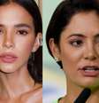 Bruna Marquezine e Michelle Bolsonaro  Foto: Instagram / Divulgação
