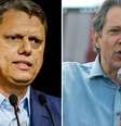 Tarcisio e Haddad vão para o 2º turno em São Paulo  Foto: Montagem/Estadão Conteúdo