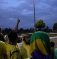 Apoiadores de Bolsonaro próximos ao Palácio da Alvorada  Foto: Felix Lima/BBC / BBC News Brasil