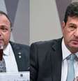 Dois ex-ministros da Saúde se candidataram nas eleições de 2022. Pazuello se elegeu deputado federal, Mandetta não conseguiu chegar ao Senado  Foto: Leopoldo Silva/Jefferson Rudy/Agência Senado / BBC News Brasil