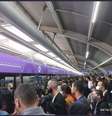Passageiros relatam transtornos na Linha 5-Lilás do Metrô.  Foto: Twitter/Reprodução @renatotars / Estadão