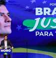 Moro em anúncio de sua filiação ao Podemos em novembro de 2021  Foto: Getty Images / BBC News Brasil