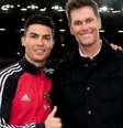 Cristiano Ronaldo e Tom Brady  Foto: Reprodução/Twitter