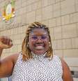 Laura Sito em frente ao Palácio Farroupilha: primeira deputada negra do RS  Foto: Reprodução/Instagram