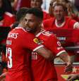 Único invicto do campeonato, o Benfica chegou aos 25 pontos - são oito vitórias e um empate  Foto: Reuters