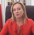 Meloni participou por vídeo de evento do partido ultranacionalista espanhol Vox  Foto: ANSA / Ansa - Brasil