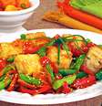 Tofu oriental com vegetais – Foto: Guia da Cozinha  Foto: Guia da Cozinha