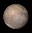 Marte e a Lua vão compartilhar a mesma ascensão reta, o que significa que serão vistos bem próximos um do outro (Imagem: Reprodução/NASA/JPL/Malin Space Science Systems)  Foto: Canaltech