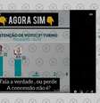 Vídeo teve números trocados em gráfico e edição de som para afirmar que Bolsonaro lidera em pesquisa eleitoral  Foto: Aos Fatos