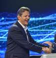 Fernando Haddad (PT) e Tarcísio de Freitas (Republicanos) participaram do primeiro debate no segundo turno das eleições em São Paulo.  Foto: Renato Pizzutto/Band