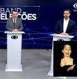 Onyx Lorenzoni e Eduardo Leite no debate estadual da Band  Foto: Band 