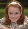 Lindsay Lohan nos bastidores do longa "Operação Cupido", de 1998  Foto: Reprodução/Facebook/LindsayLohan