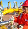 O gasoduto Power of Siberia 1 é operado pela empresa estatal russa Gazprom e leva gás natural da Rússia até a China.  Foto: Getty Images / BBC News Brasil