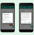 A denúncia só deve ser feita quando a pessoa compartilha algum conteúdo problemático.  Foto: Reprodução/WhatsApp / Canaltech