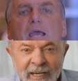 Bolsonaro e Lula na propaganda na TV: os ataques flertam com a baixaria  Foto: Reprodução