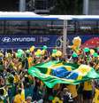 Jogo do Brasil não é feriado, mas, normalmente, prevalece o bom senso  Foto: Eduardo Nicolau / Estadão / Estadão