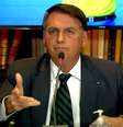 O presidente Jair Bolsonaro em live.  Foto: Twitter/Reprodução / Estadão