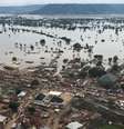 Paisagem alagada na Nigéria: África Subsaariana é desproporcionalmente afetada pelas mudanças climáticas  Foto: DW / Deutsche Welle