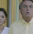 'Pintou um clima': Bolsonaro pede desculpas a meninas venezuelanas em vídeo com Michelle  Foto: Reprodução