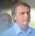 Jair Bolsonaro em rápida entrevista coletiva no Palácio da Alvorada, na tarde desta quarta-feira, 19  Foto: Estadão Conteúdo/Ton Molina