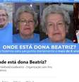 Filho de Beatriz criou página no Facebook em busca da mãe  Foto: Reprodução / BBC News Brasil