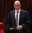 O presidente do TSE, ministro Alexandre de Moraes, parabenizou a PF  Foto: Wilton Junior/ Estadão / Estadão