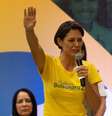 Michelle Bolsonaro em culto de aniversário da pastora Elizete Malafaia  Foto: Estadão Conteúdo/Isaac Fontana